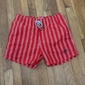 Mayaguana Rialto Men's Swimwear Red Stripe Size XS